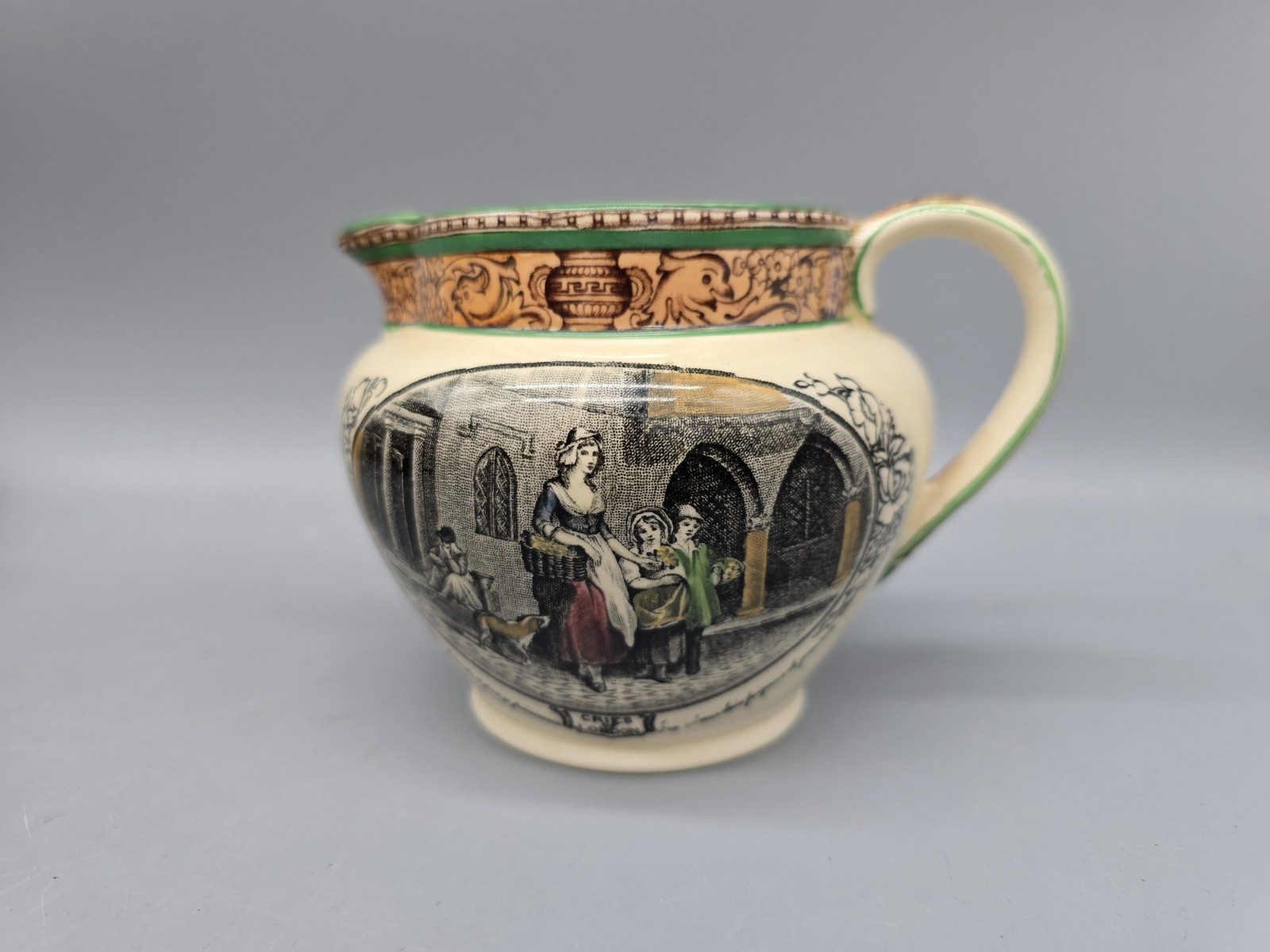 Antique Adams Cries of London Creamer England