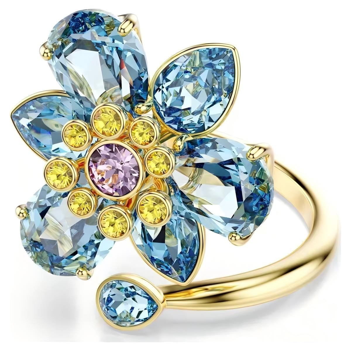 Swarovski ldyllia Flower ring new gift box