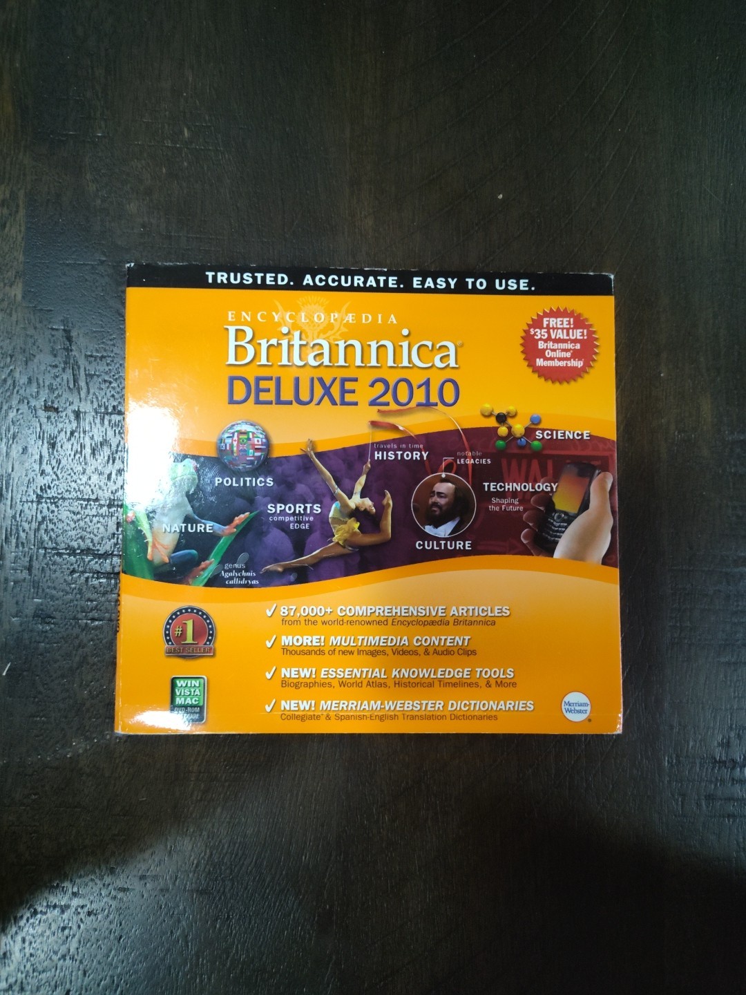 Encyclopedia Britannica 2010 Deluxe PC CD Rom