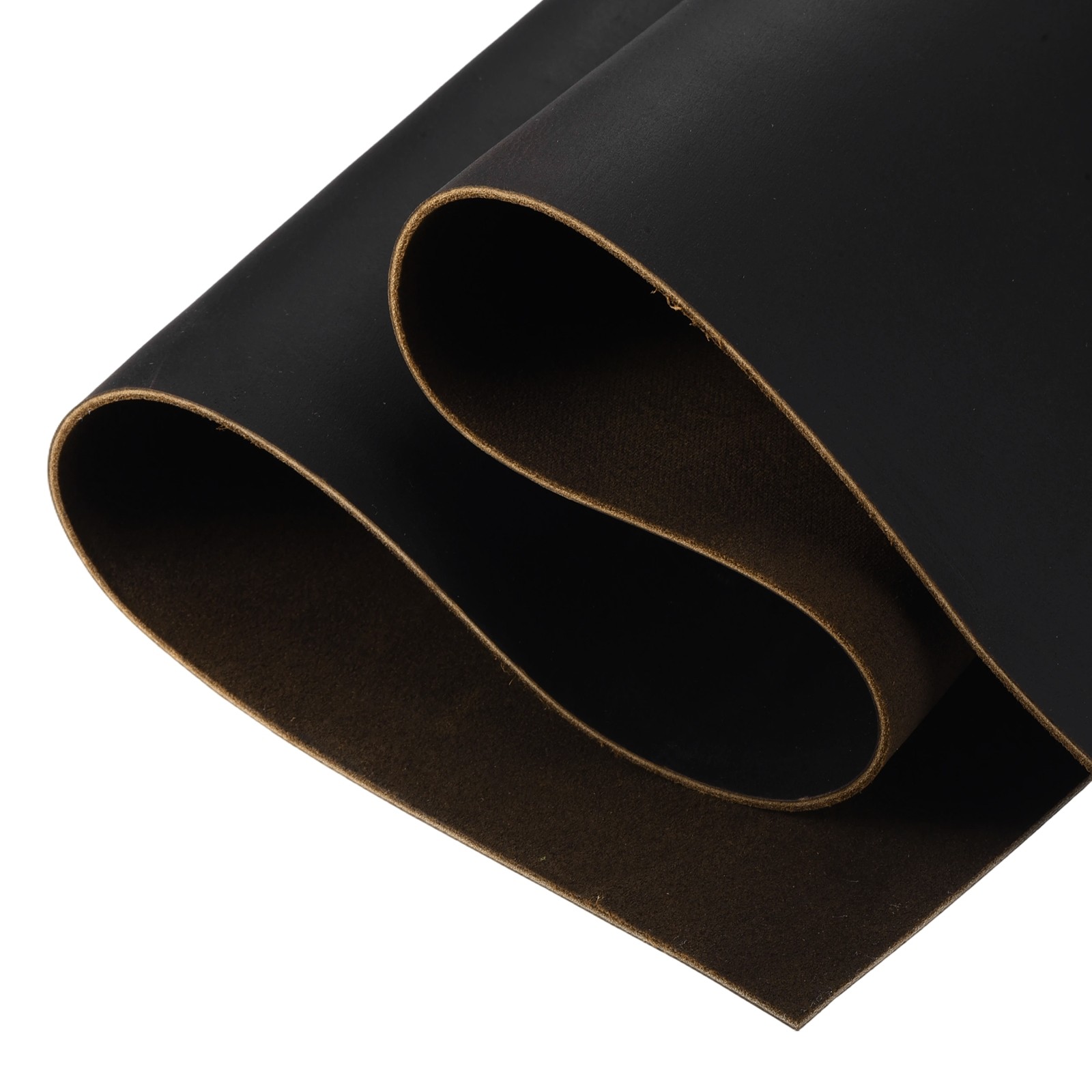 Genuine Leather Sheet, 26" x 14" 4-5 oz (1.8-2mm) Thick Full Grain, Dark Brown