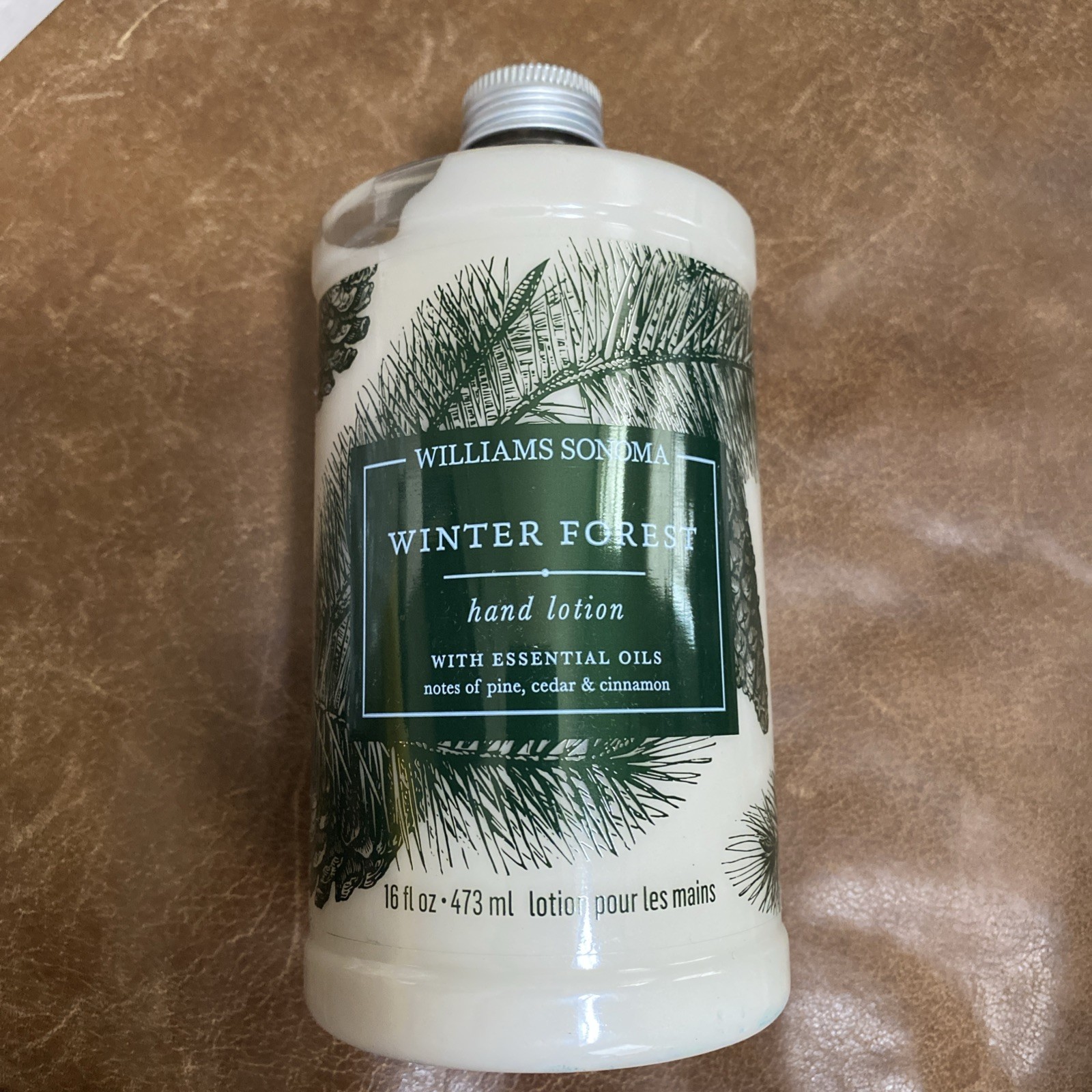 Williams Sonoma WINTER FOREST Hand Lotion 16 Oz NEW