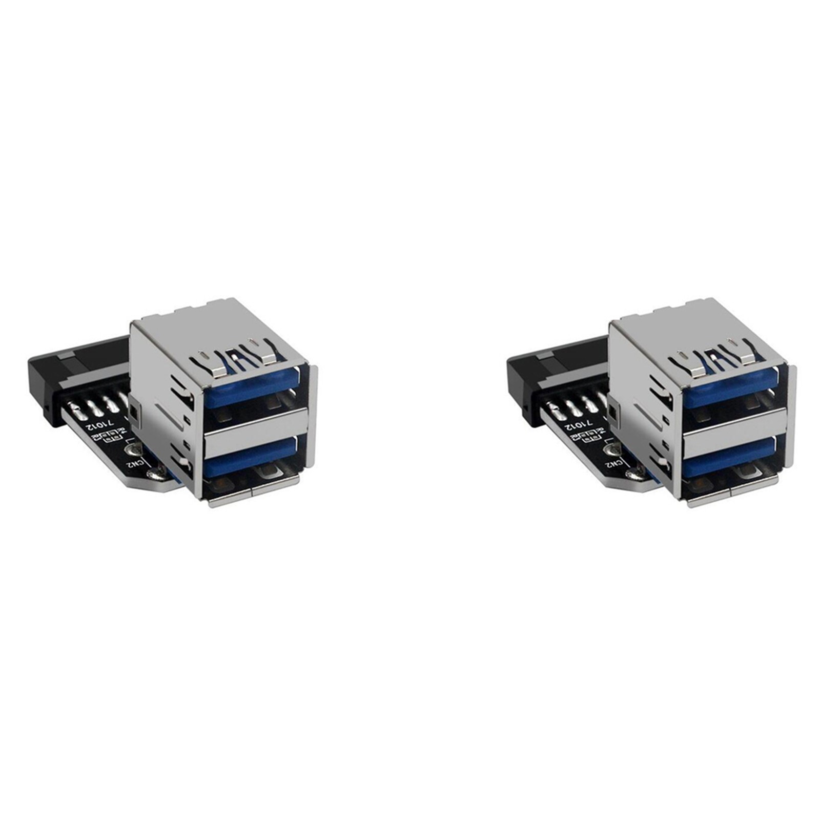 2X 20Pin to Dual USB3.0 Adapter Connverter Desktop Motherboard 19 Pin/20P4909