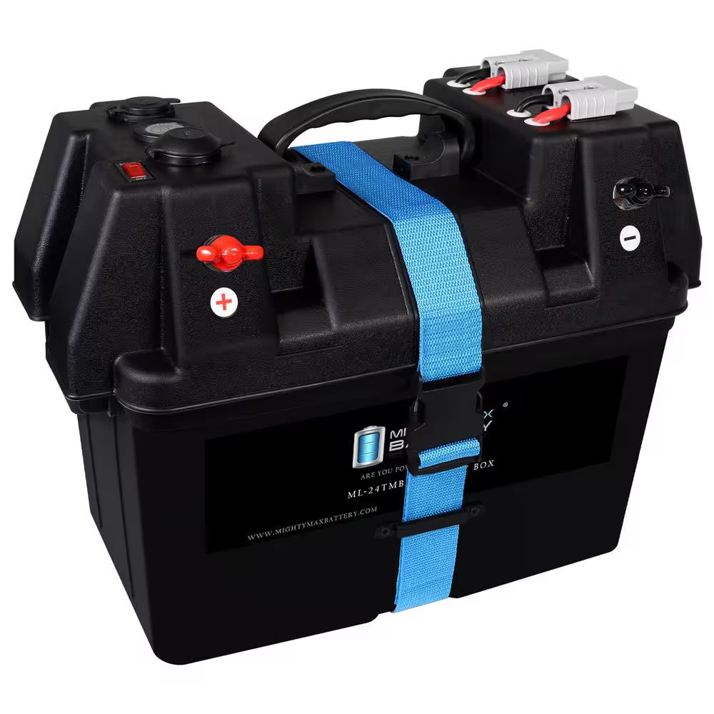 Group 24 Smart Battery Box 12-Volt Power Center for Cuddy, Runabout