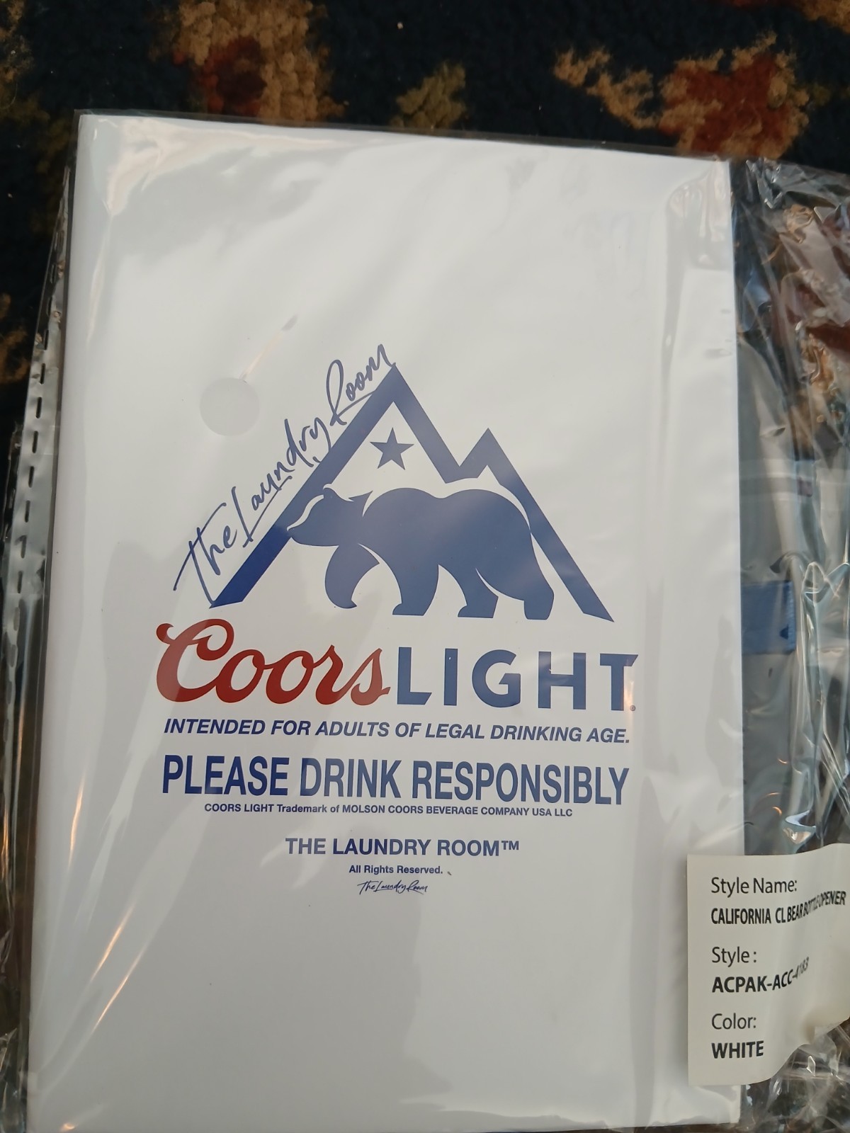 Coors Light Hockey Bottle Can Coozie. Set Of 5 New