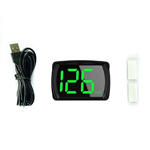  Car HUD Headup Display MPH GPS Digital Speedometer with LED Large Font KM/H