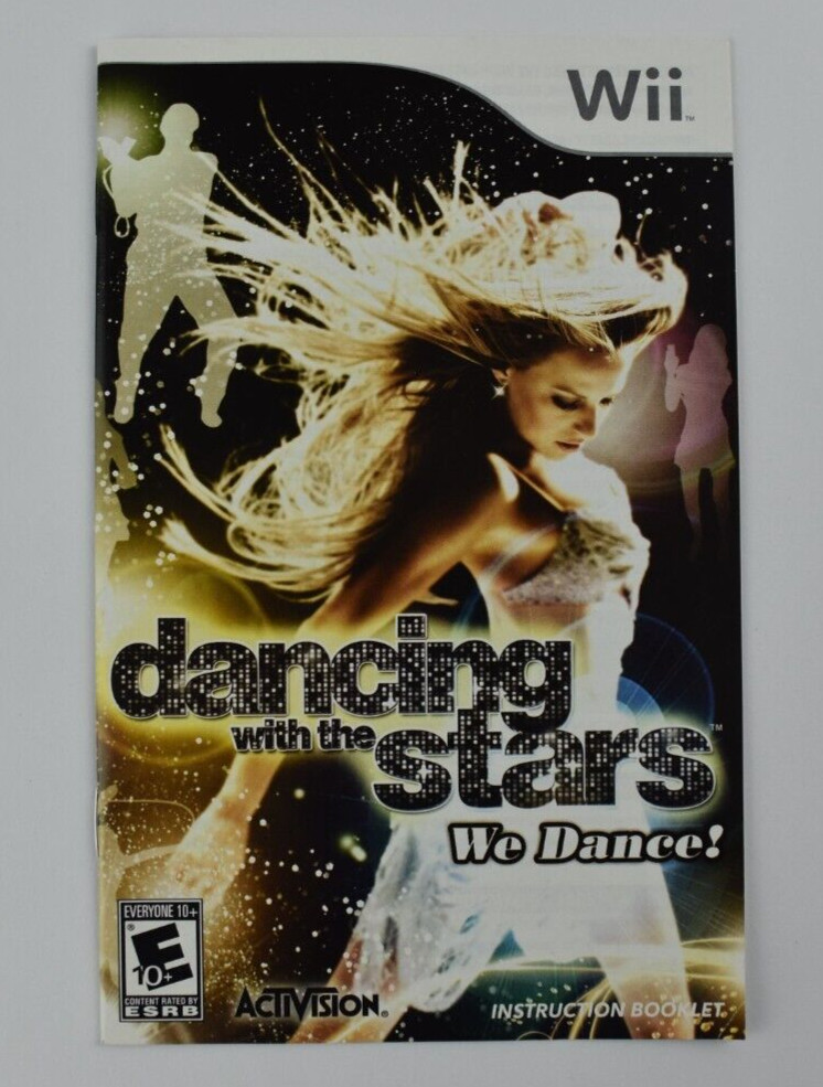 Dancing With the Stars We Dance! (Nintendo Wii) Authentic Manual Only