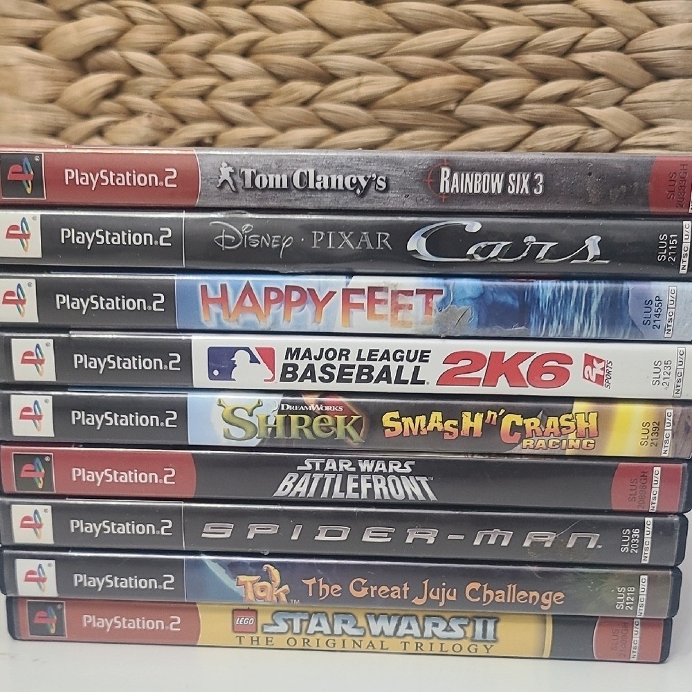 9 Game LOT PlayStation 2 Games