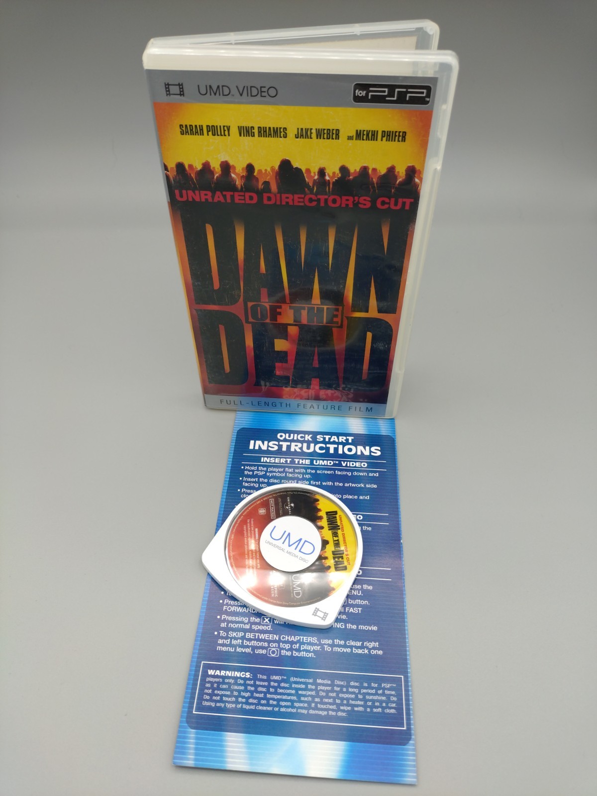Dawn of the Dead Unrated Directors Cut Complete UMD Psp