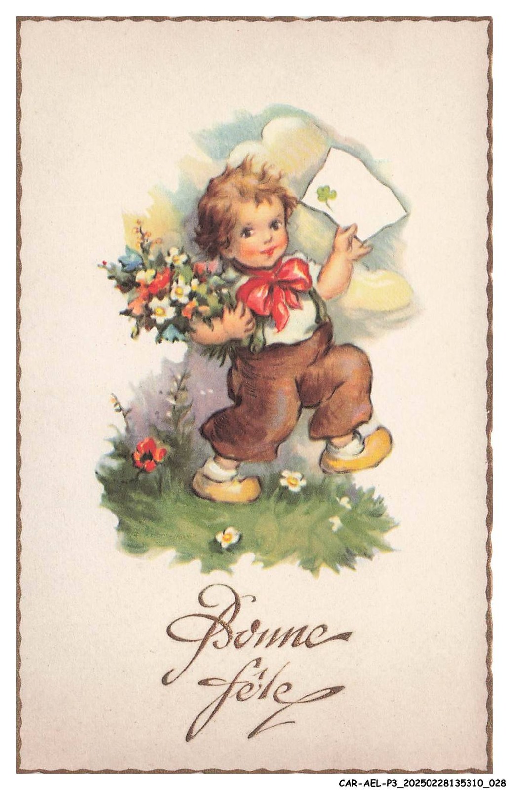 CAR-AELP3-0192-FETES And Wishes - Bonne Party