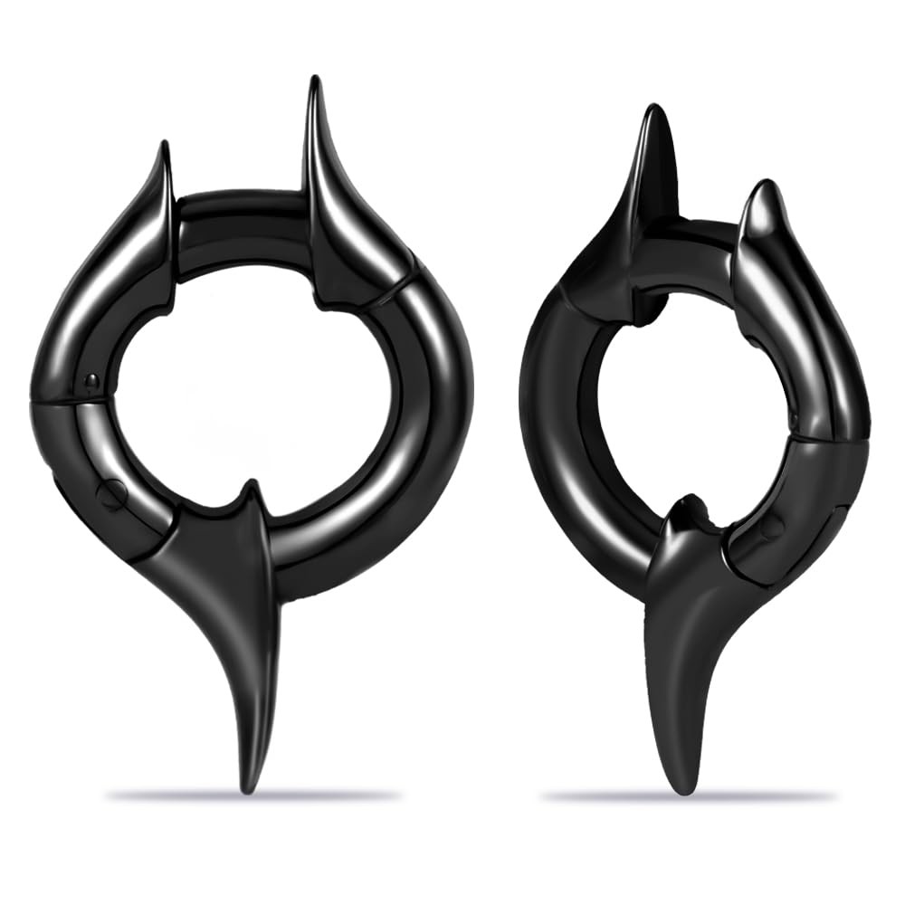 2PCS Ear Hanger Weights for Stretched Ear Lobe Stainless Steel Ear Gauges 5mm...