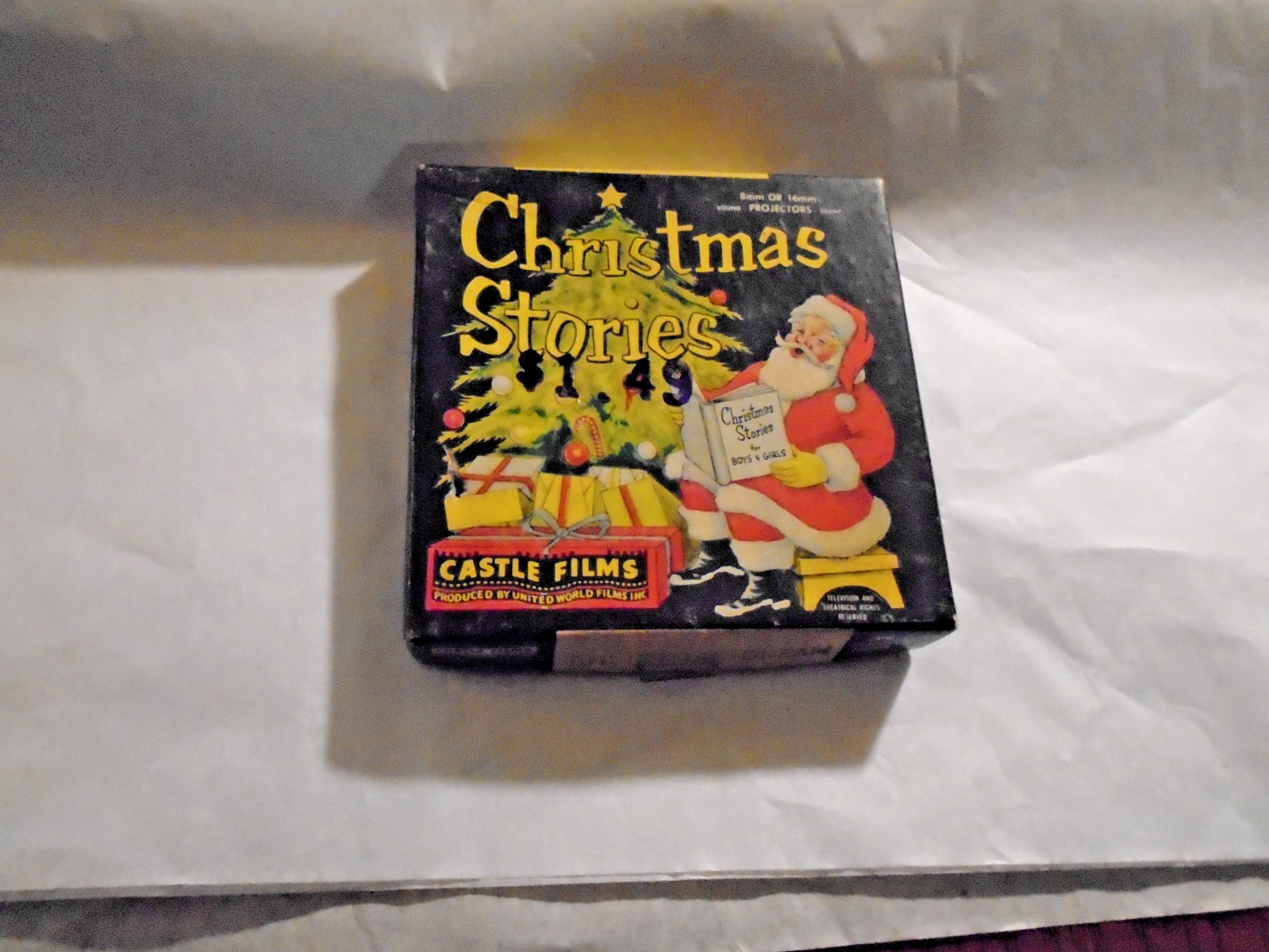 Vintage Castle Films Christmas Stories "Christmas Dream" 8 MM in Box #815 B-4