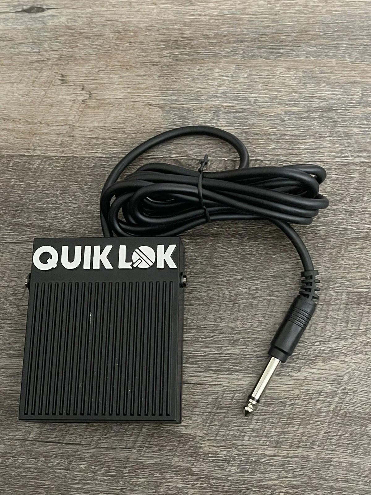Quik Lok PS-10 PS-15 Universal Sustain Pedal 2 Channel Portable Keyboard OEM