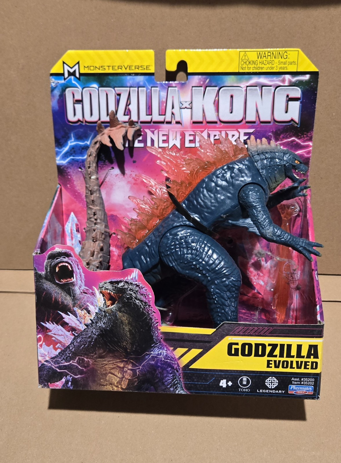 Godzilla x Kong The New Empire Godzilla Evolved w/Heat Ray Action Figure 6"