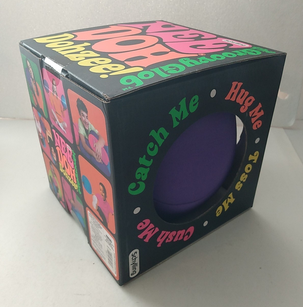 Schylling Dohzee The Groovy Glob NEE DOH Soft Cush Plush Purple Ball Sensory NEW