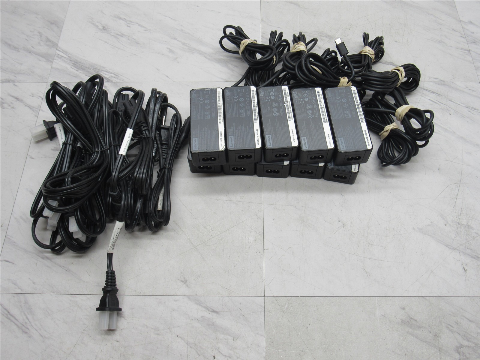 10 LOT - Lenovo 45W USB-C AC Adapter For ThinkPad E490 E490S E495 E590 E595 X390