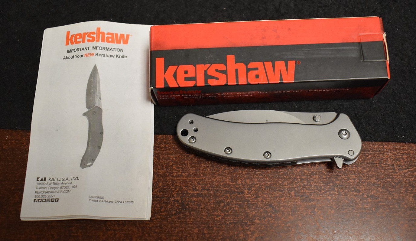 Kershaw 1730SSST Lockback Pocket Knife RJ Martin Design In Original Box