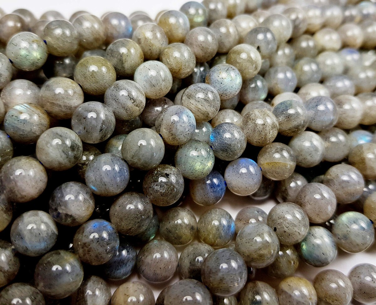 Labradorite Beads 15 Inch Strand 8mm Round Natural Gemstones Wholesale Lot