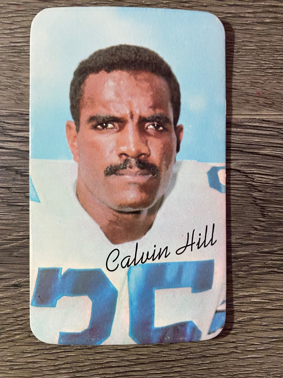 1970 TOPPS FOOTBALL SUPERS CARD #28 = CALVIN HILL, DALLAS COWBOYS