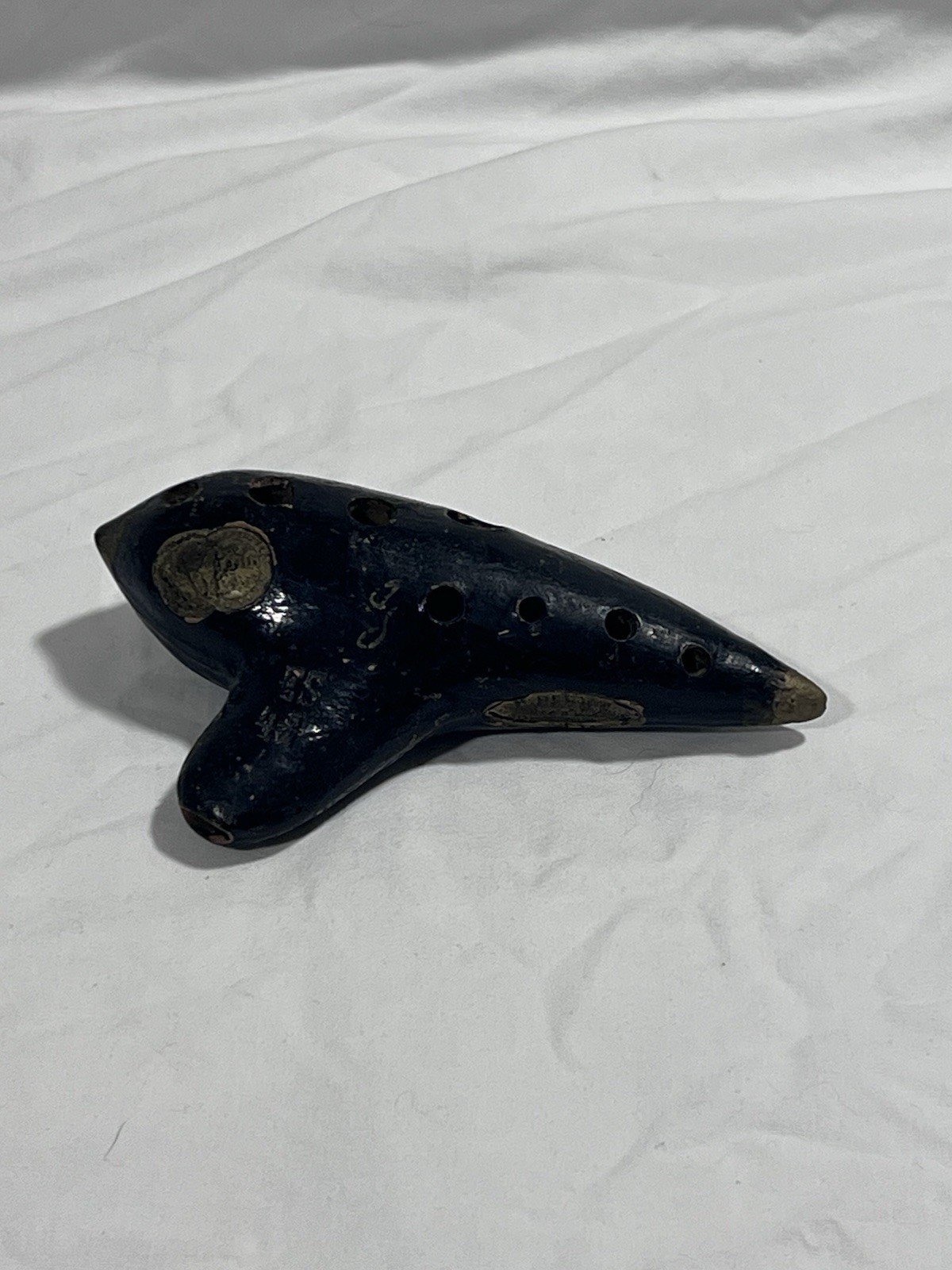Antique Flute Ocarina Heinrich FIEHN Made in Austria Early Instrument 4 3/4