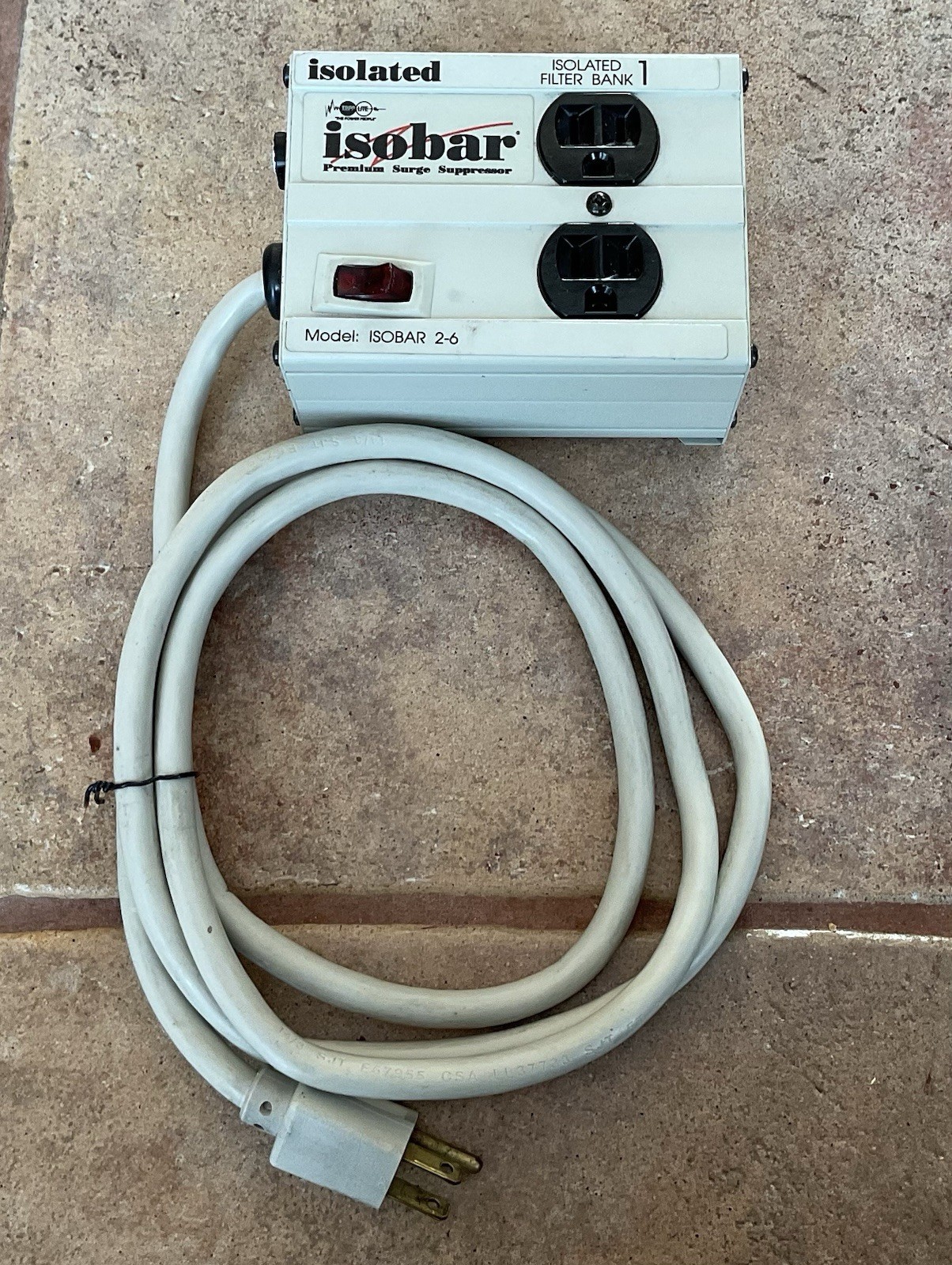 Tripp Lite ISOBAR 2-6 IBar 2-6 15A 2 Outlet Surge Suppressor