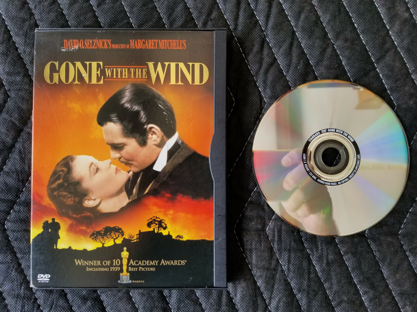 Gone With The Wind (DVD, 1999) Snapcase Cover Edition