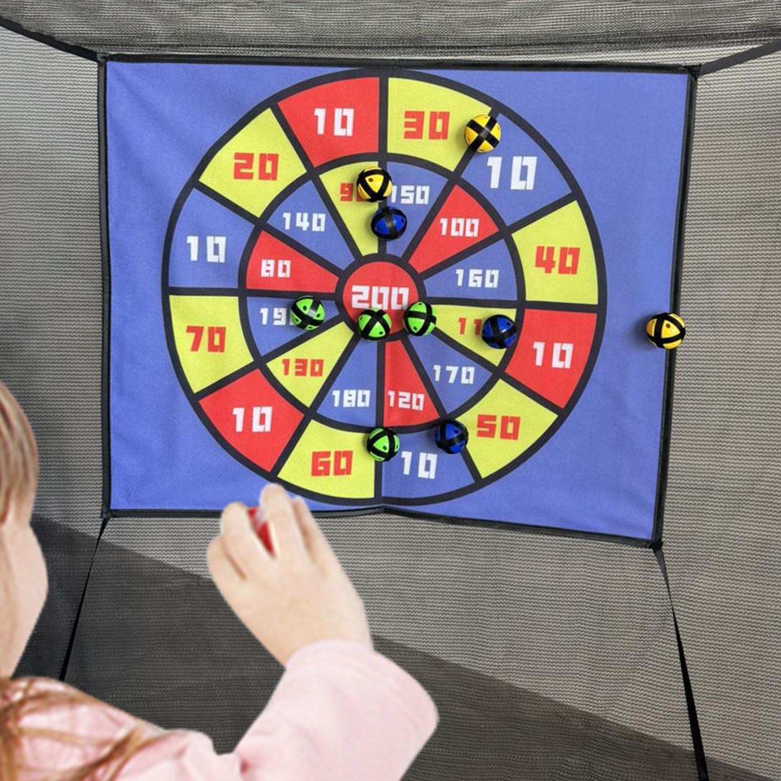 Kids Trampoline Dart Board Dartboard Practice Versatile Family Toss Game with