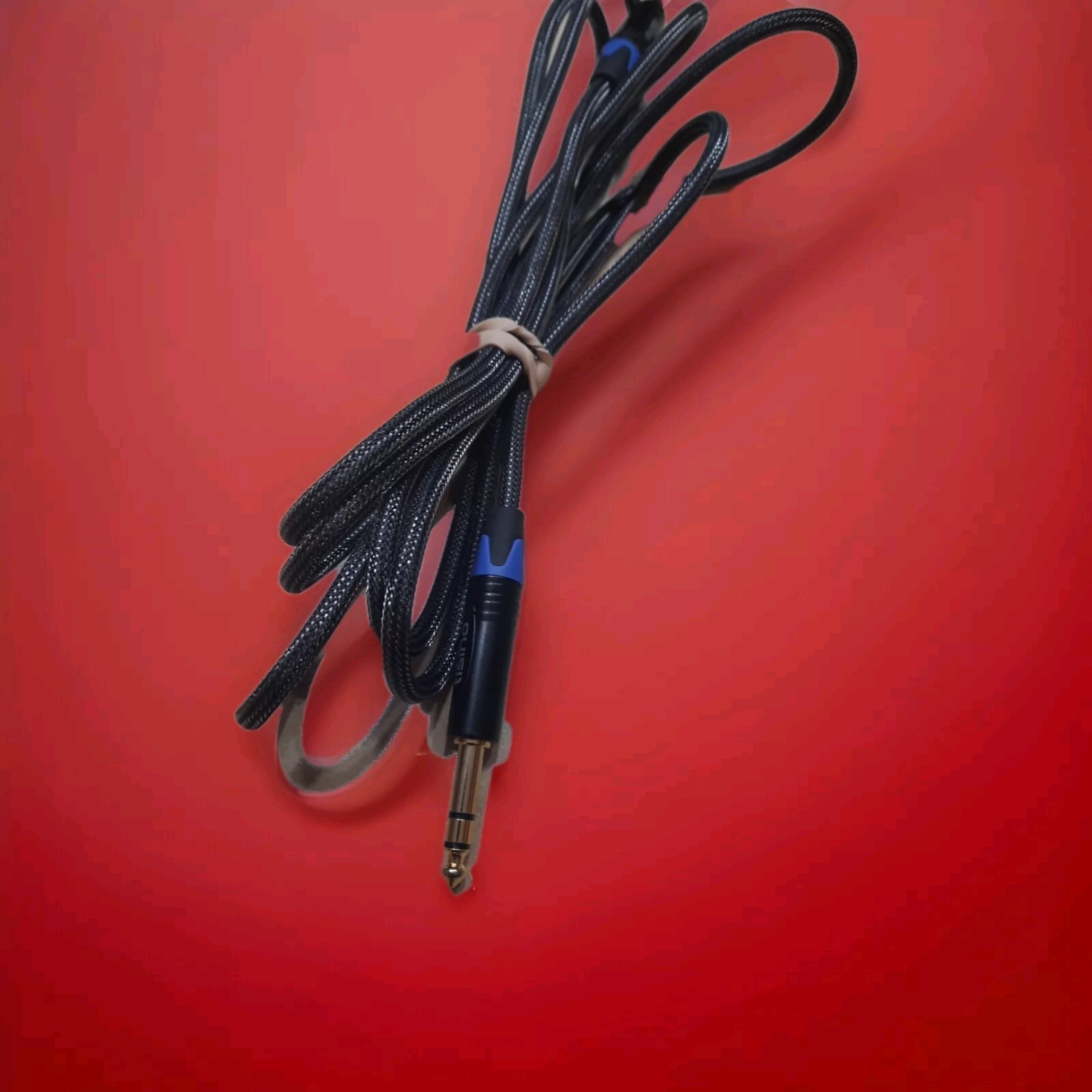 10' Tisino Stereo TRS Cable 1/4" Male X 1/4" Male Heavy Duty 6.35mm  Braded 