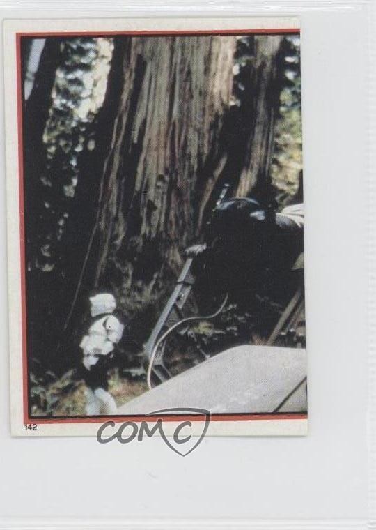 1983 Topps Star Wars: ROTJ Album Stickers Imperial Biker Scout #142 3c7