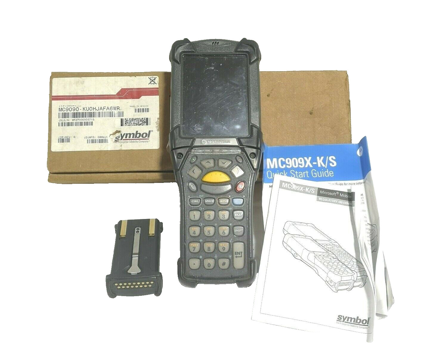 Motorola Symbol MC9090-K Handheld Barcode Scanner MC9090-KU0HJAFA6WR