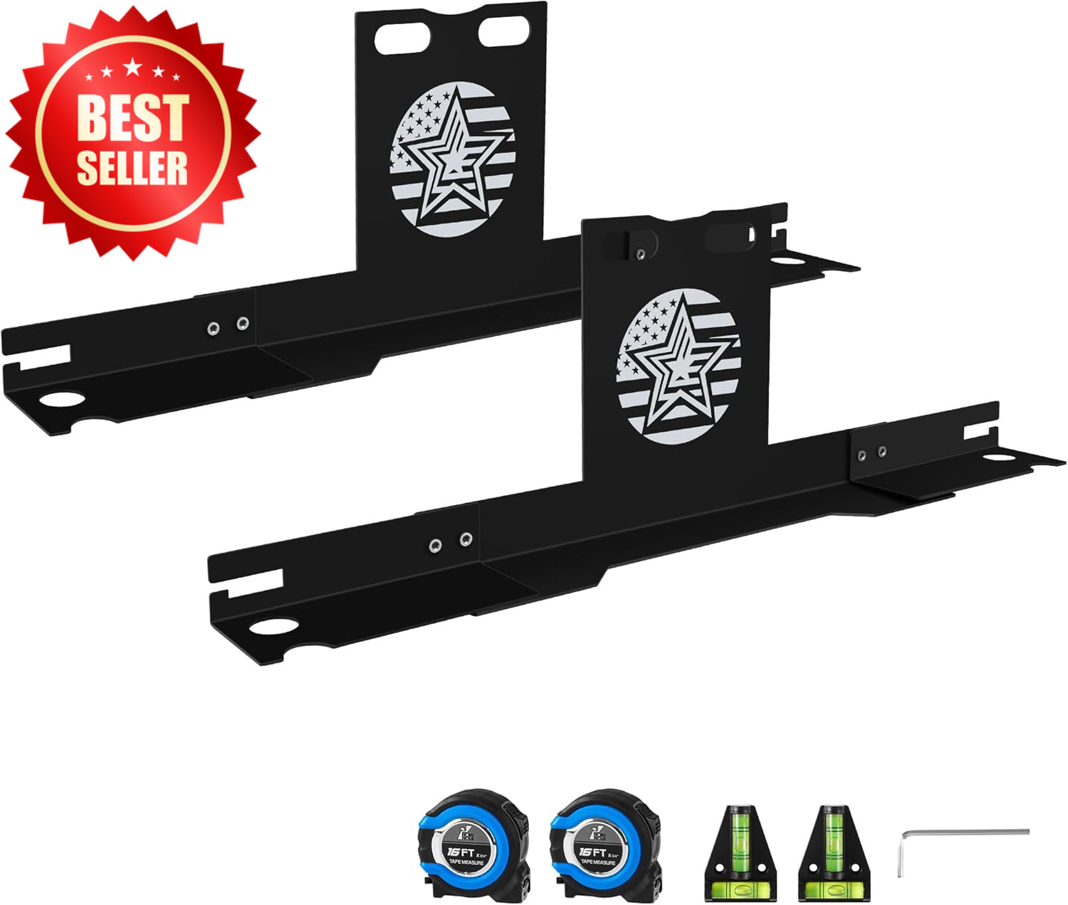 Wheel Alignment Tool Kit Toe Plates Imperial No Caliper Removal HD US