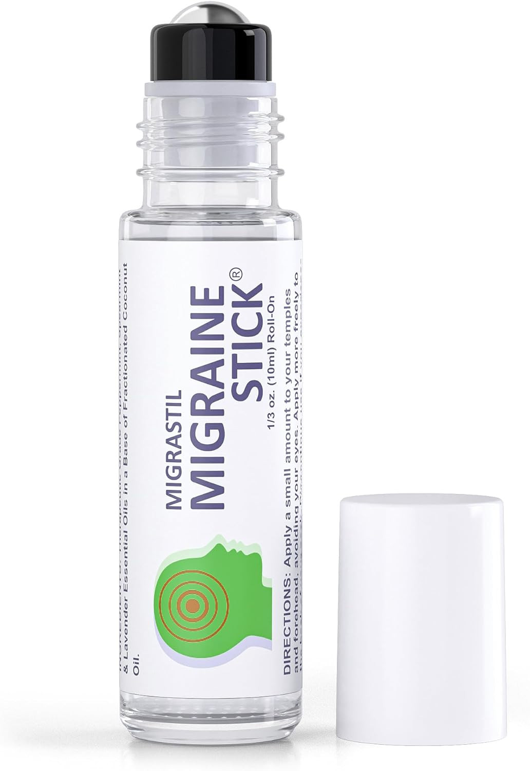 Migrastil Migraine Stick Rollon - Fast Cooling Comfort for Your Head. Aromathera