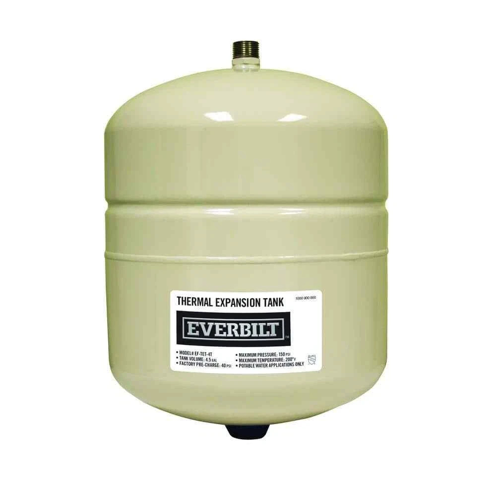 Everbilt 4.5 Gal Thermal Expansion Tank 3/4" 150 PSI 200F EF-TET-4T New