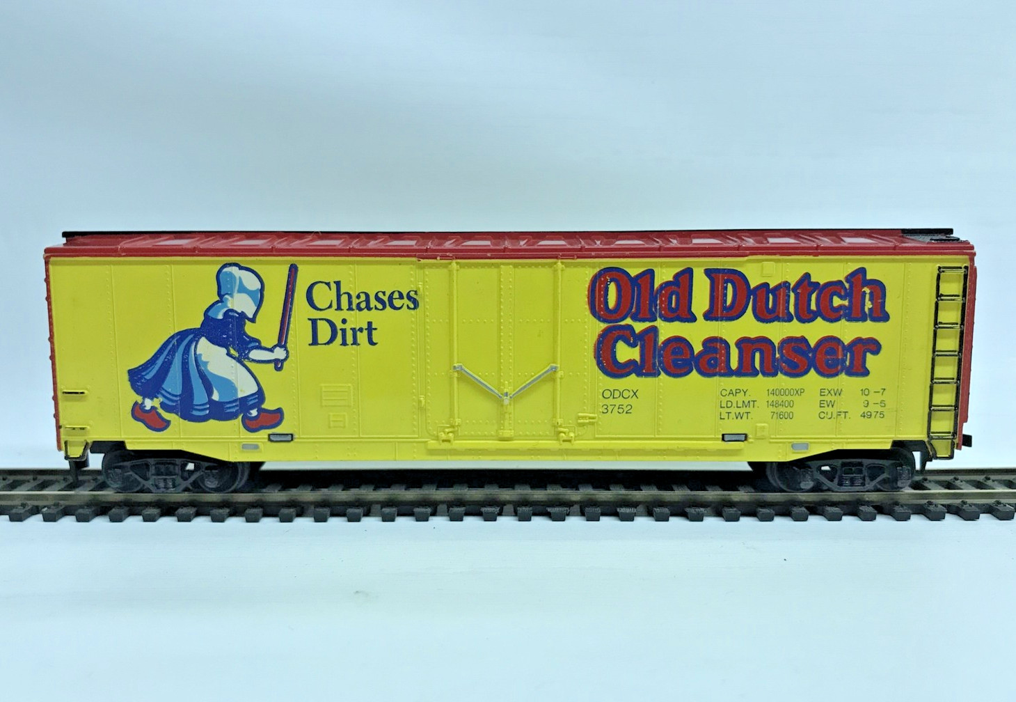 Tyco HO Scale Old Dutch Cleanser Plug Door Box Car ODCX 3752