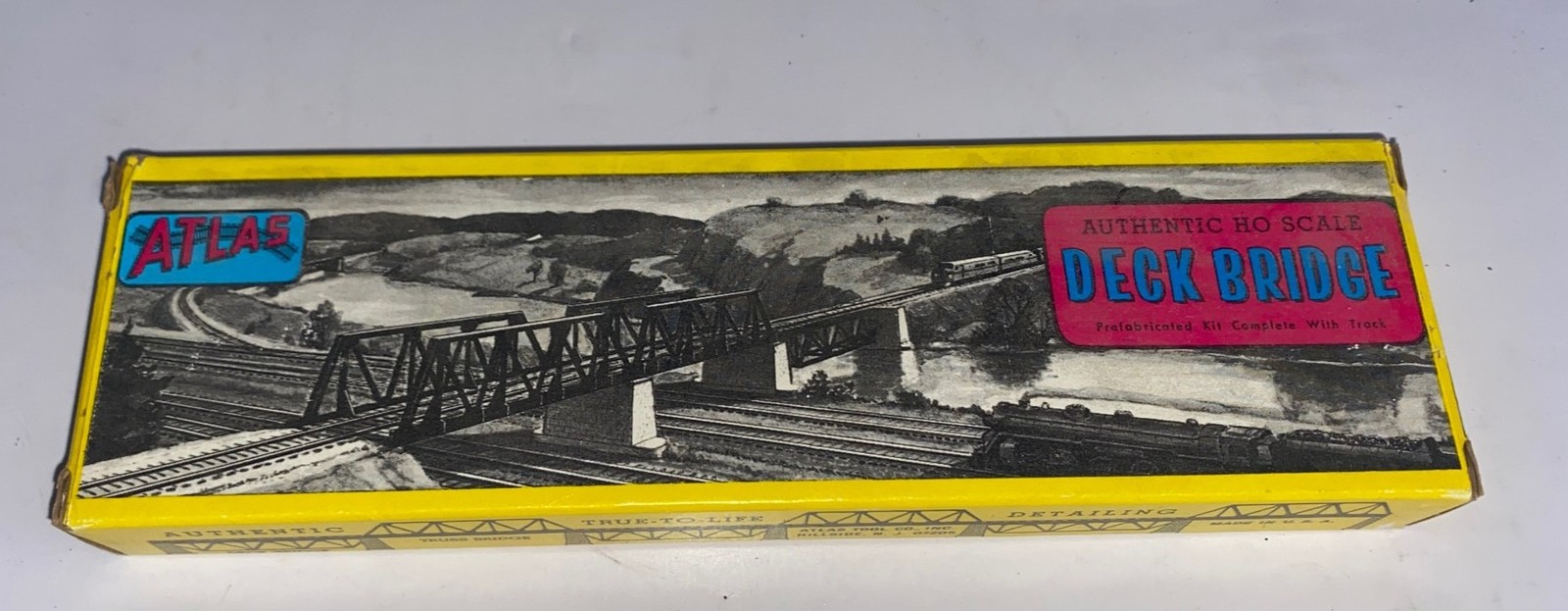 Atlas HO Scale Deck Bridge Kit #84 Model Railroad Building Train Scenery