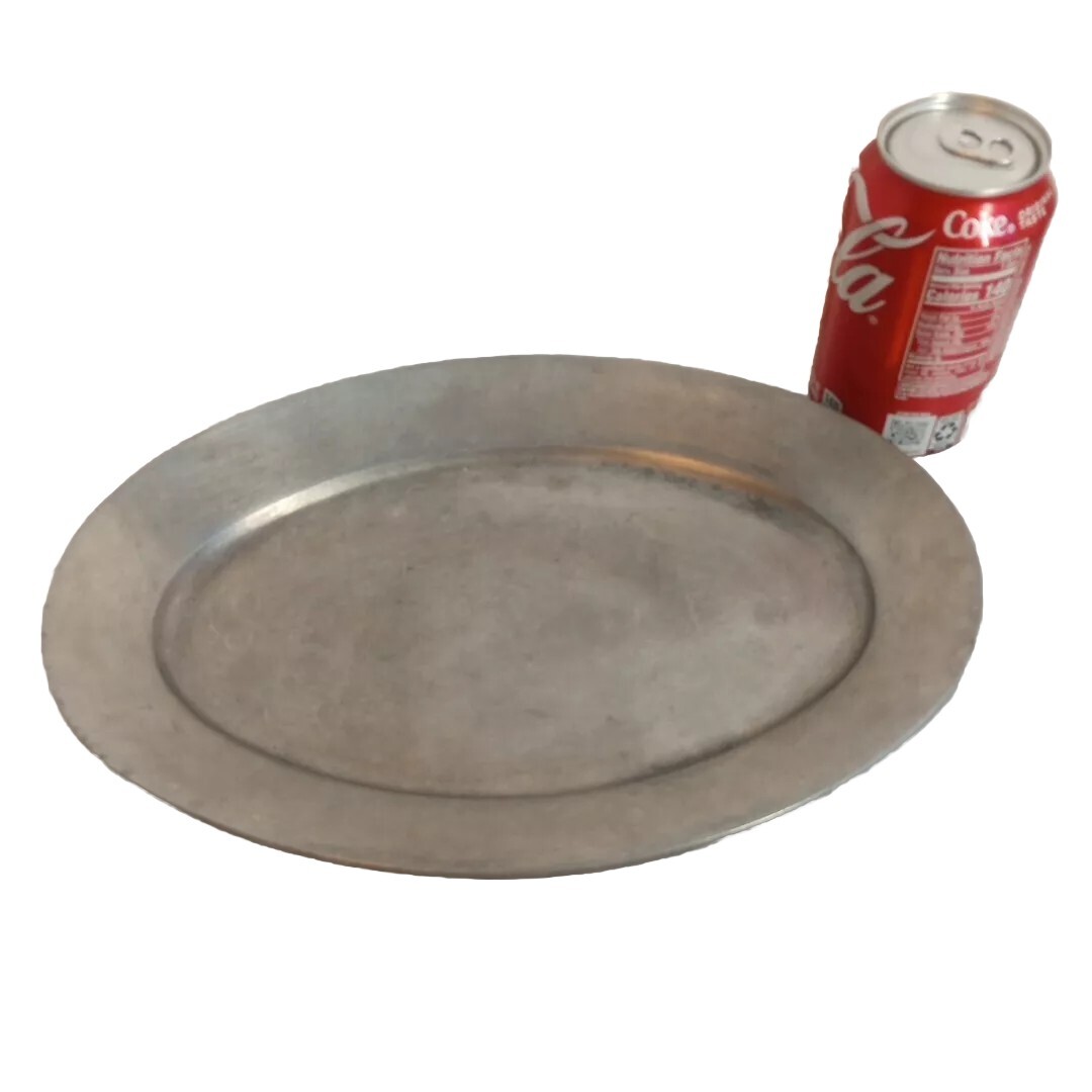 Vintage Cabrel of California Cast Aluminum Oval Steak Platter 12" x 8 1/8" AS IS