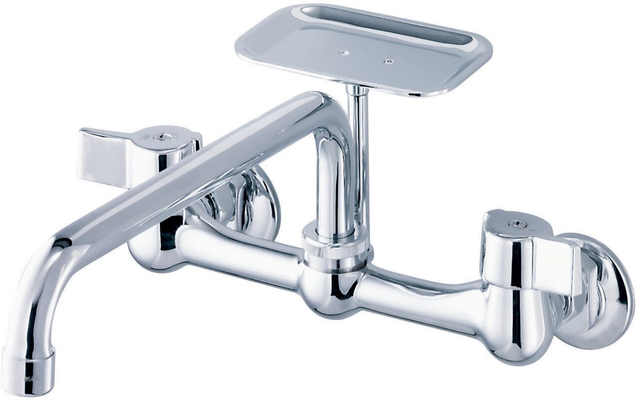 Gerber G0042691 Classics 1.75 GPM Wall Mounted Bridge Kitchen - Chrome