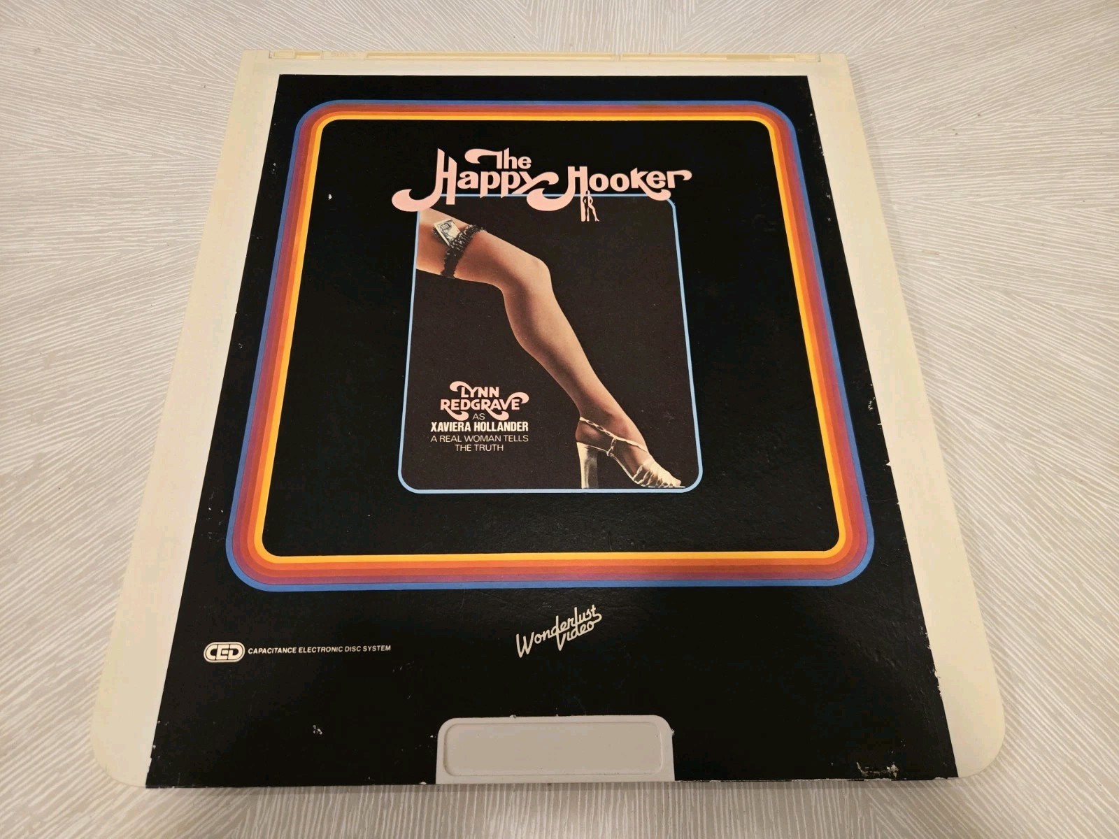 Vintage 1985 “The Happy Hooker" CED Videodisc Classic