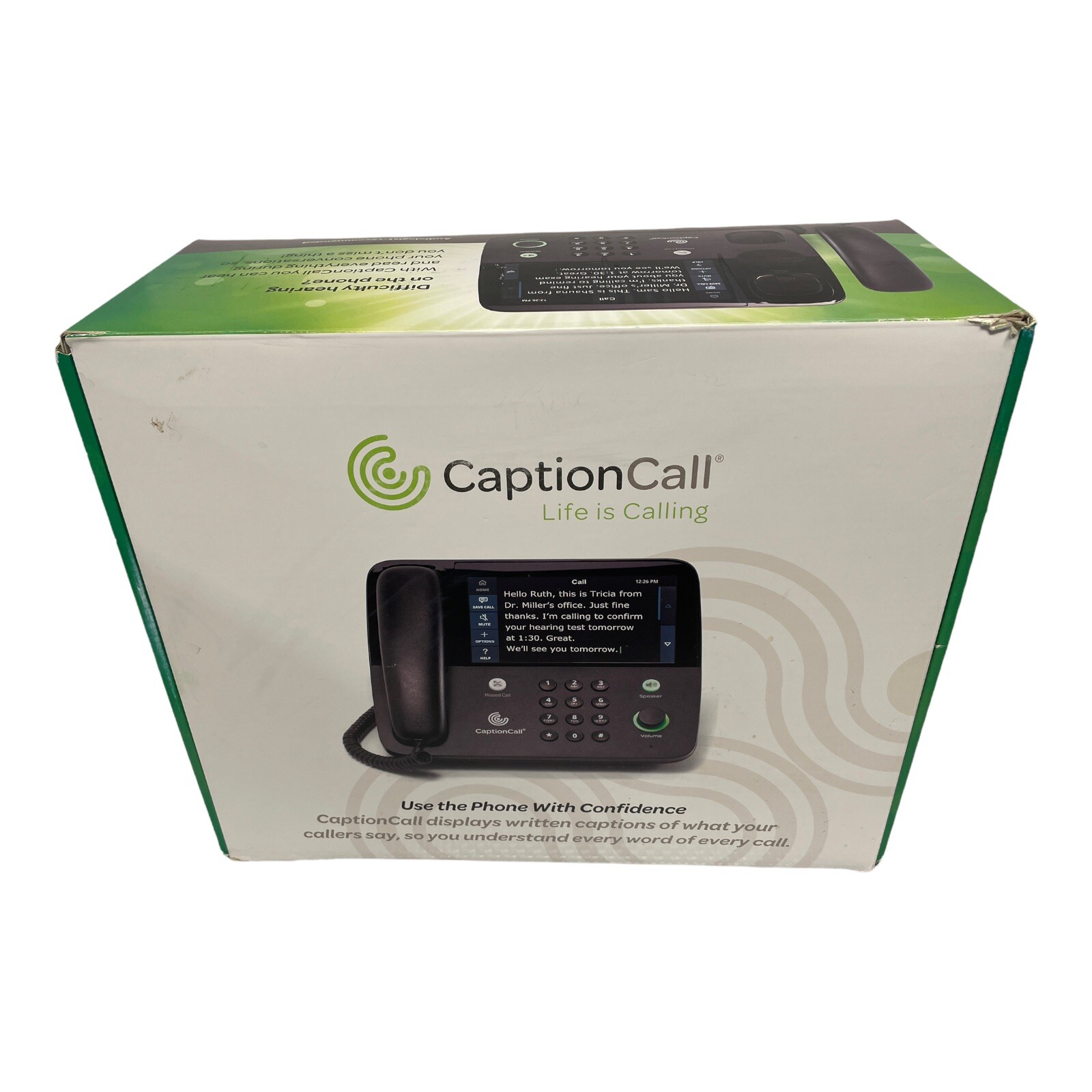 Caption Call 67Tb Hearing Impaired Amplified Touchscreen Captioned Phone Tested