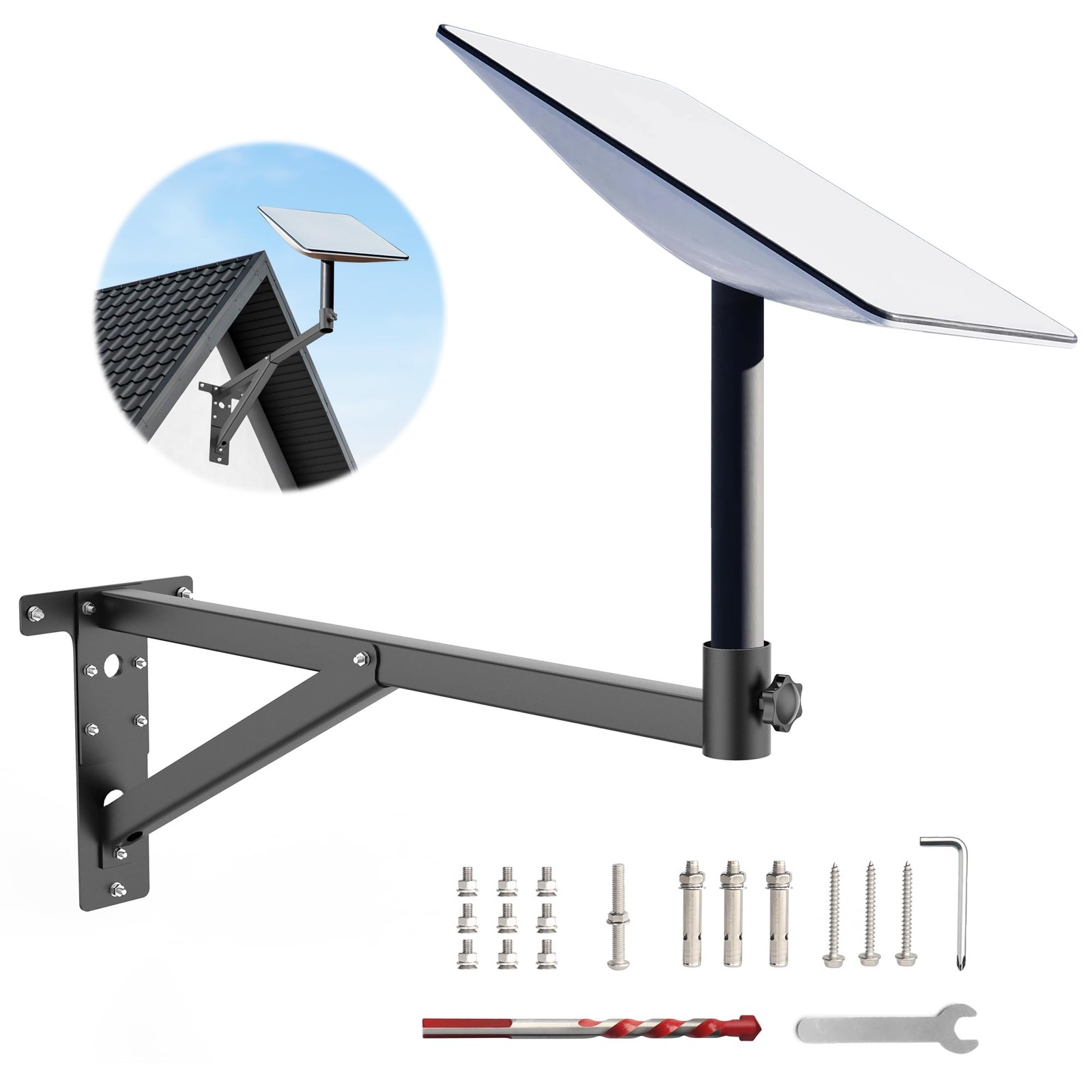 25inch Starlink Mounting Kit for V2,Starlink Wall Mount V2 Starlink,Made of T...