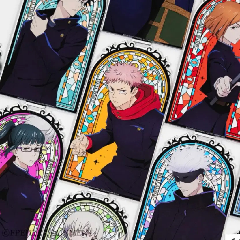 Gojou Satoru Ghetto Stained Glass Acrylic Stand Collectible