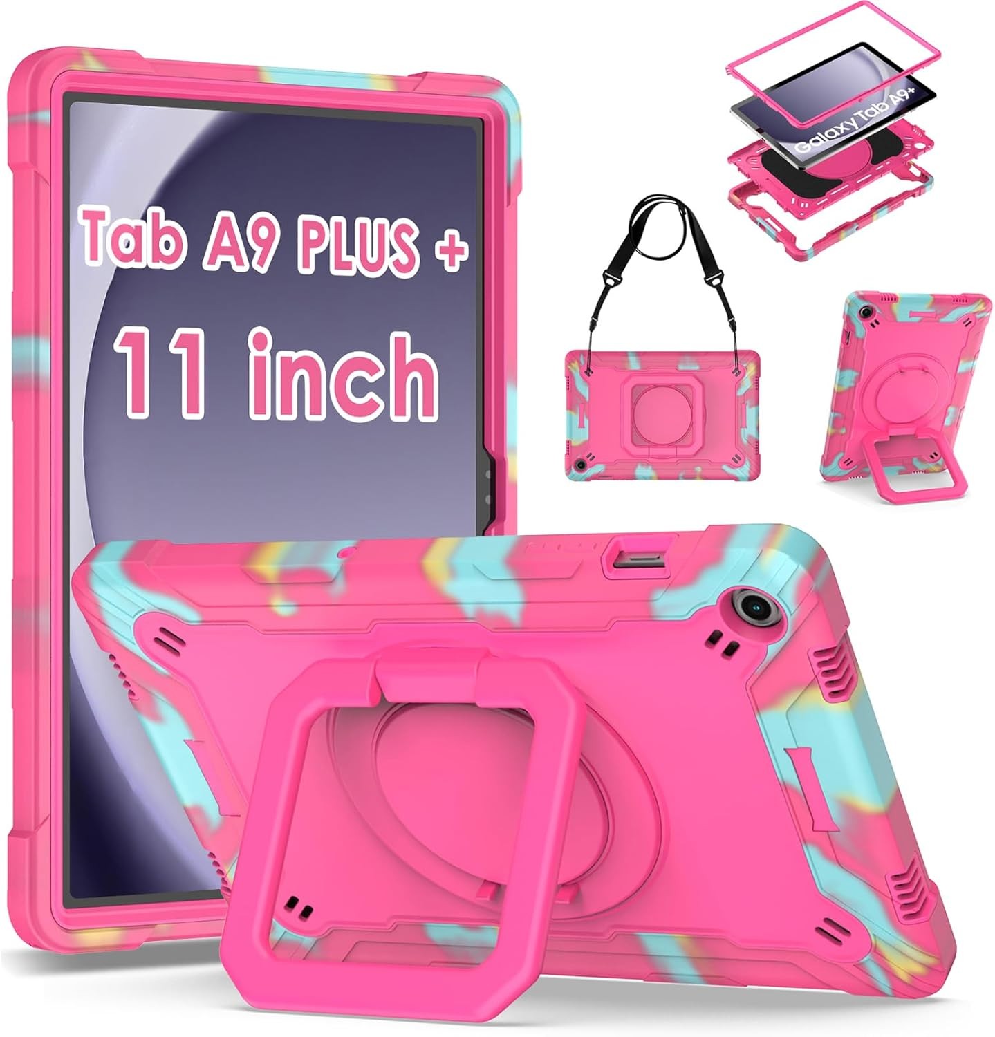 Samsung Galaxy Tab A9 Plus 11 2023 Case Shockproof Cover with Stand