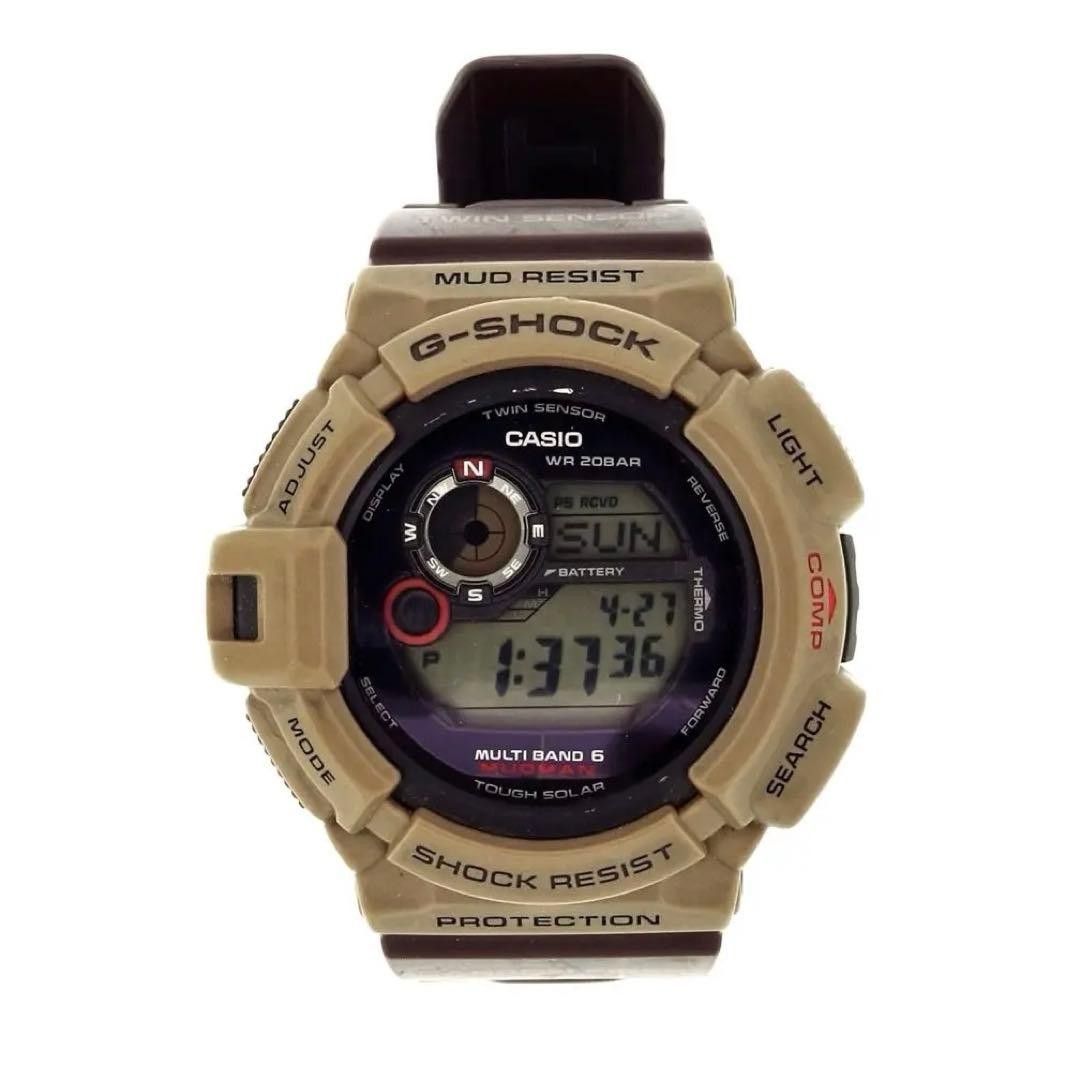 Casio G Shock Mudman World Time Solar Watch GW 9300ER Limited Beige Brown