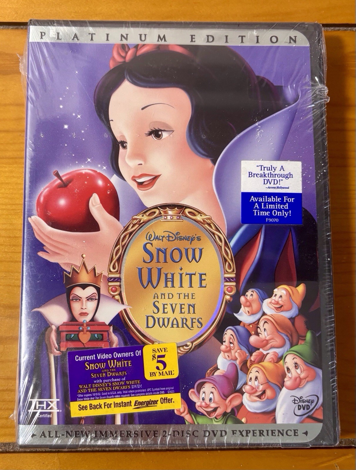 Walt Disneys Snow White And The Seven Dwarfs DVD Platinum Edition 2 Disc Set NEW