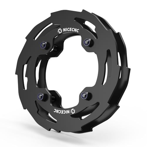  Sprocket Guard Chain Cover Protector Compatible with Yamaha YFZ450R 2009 black