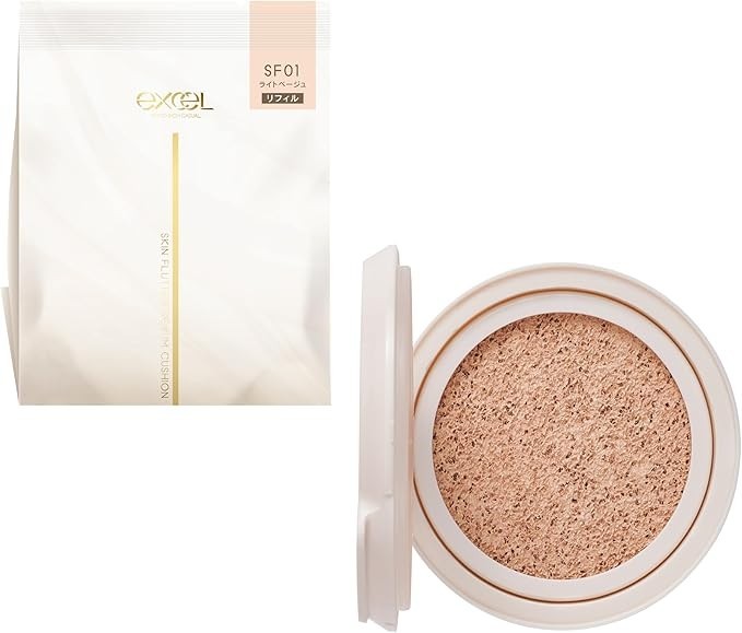 Noevir Excel Skin Flutter Serum Cushion Refill SF 01 Light Beige 13g