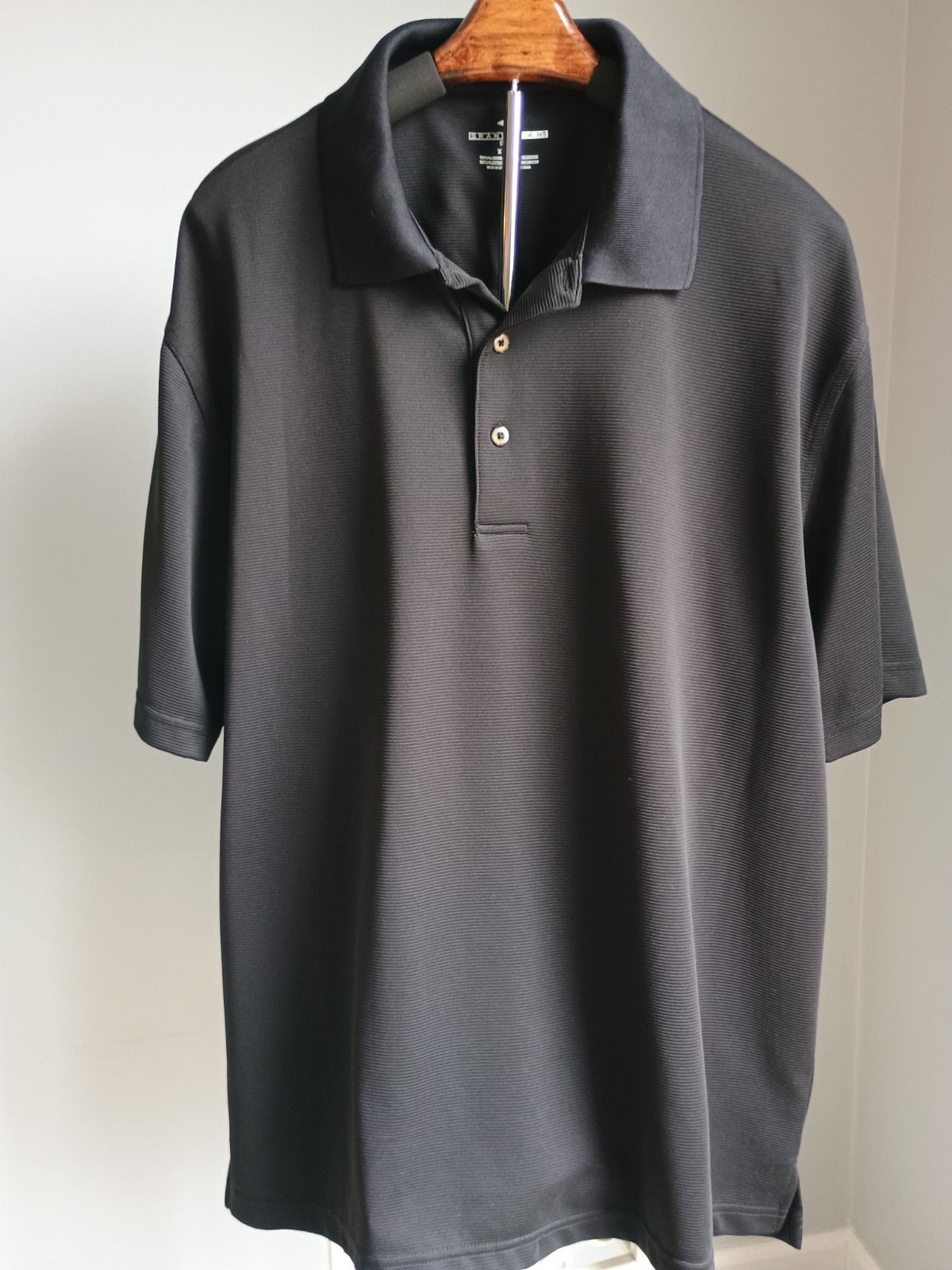 Mens Golf Polo -Grand Slam Performance Size XL- Black- Excellent