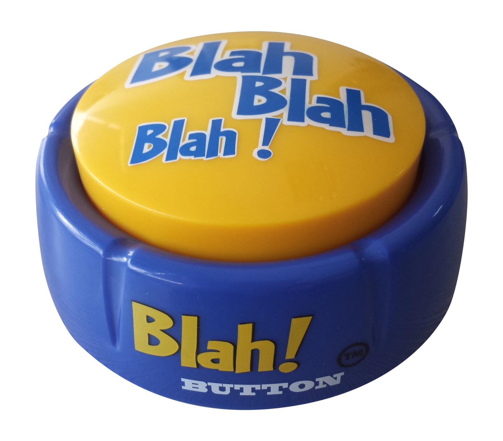 Talkie Toys Blah Button - 12 Hilarious Sayings Talking Toy for Stress Relief