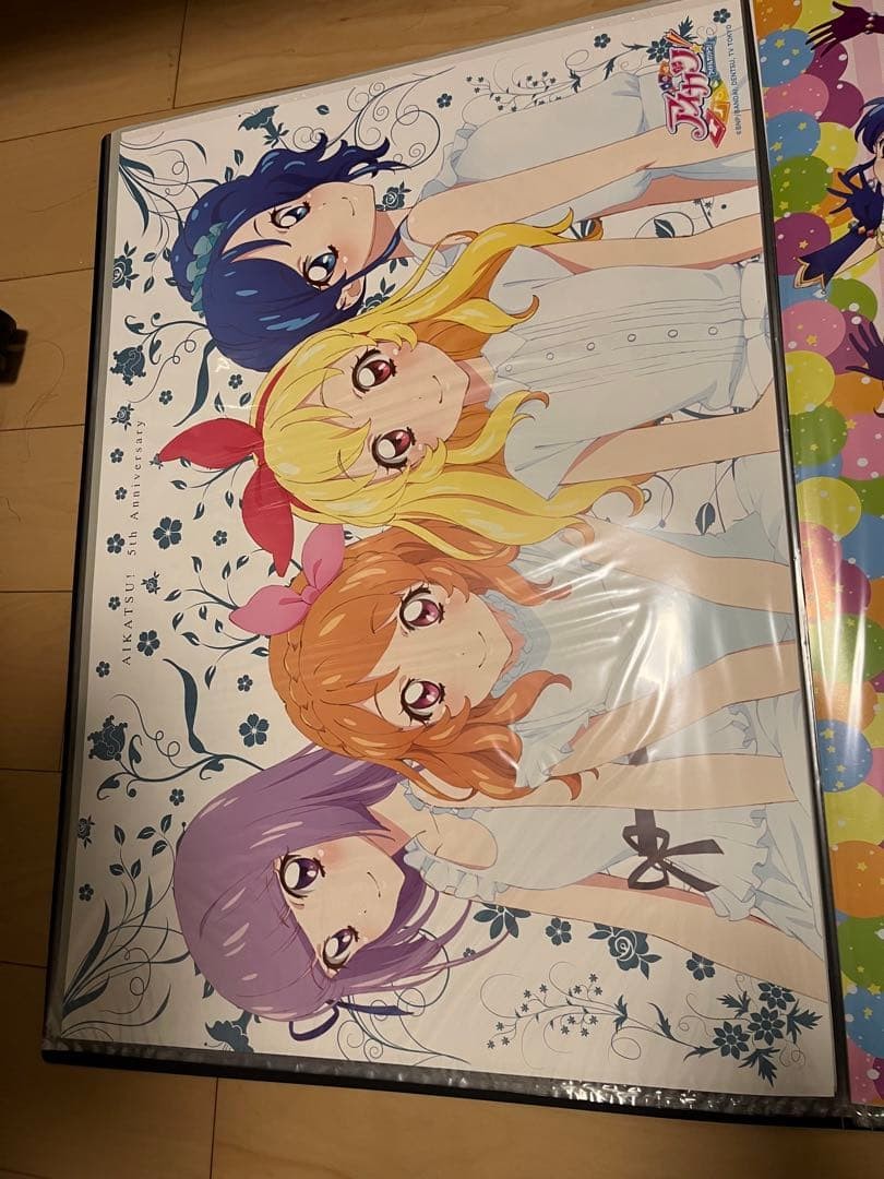 Aikatsu 5th Anniv Animate Poster Hiroko Yaguchi Artwork Folded BNIB