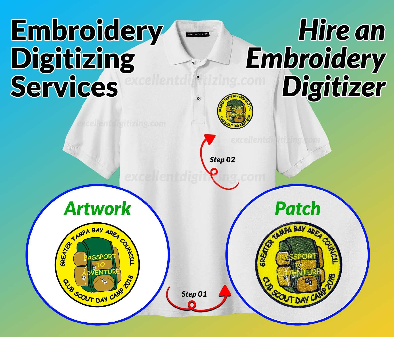 Embroidery Logo Digitizing | Embroidery Digitizing | Embroidery Digitizers
