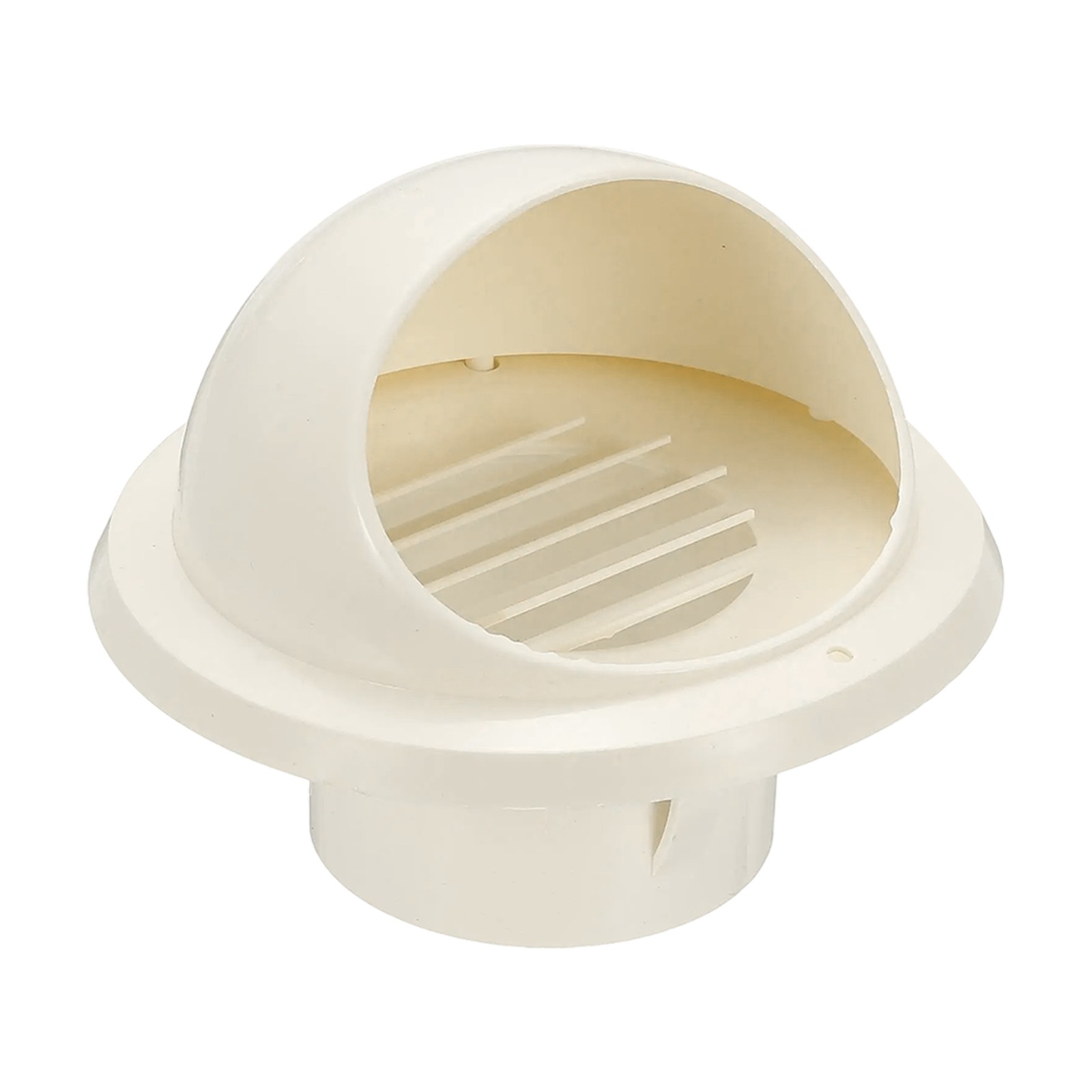 3" Round Soffit Air Vents, Removable Half Spherical Air Vent Cap, White